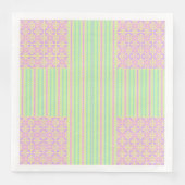 Easter Pastel Cross Party Paper Napkins Serviette (Vorderseite)