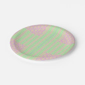 Easter Pastel Cross Party Paper Plates Pappteller (Schrägansicht)