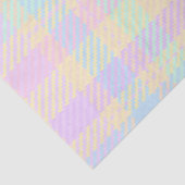 Easter Pastel Plaid Tissue Paper Seidenpapier (Ausschnitt)