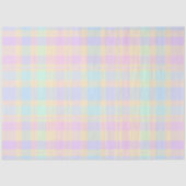 Easter Pastel Plaid Tissue Paper Seidenpapier (Vorderseite)