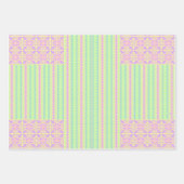 Easter Pastel Wrapping Paper - 3 Designs Geschenkpapier Set (Vorderseite 2)