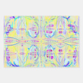 Easter Pastel Wrapping Paper - 3 Designs Geschenkpapier Set (Vorderseite 3)