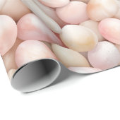 Easter Peach Pink Eggs   Geschenkpapier (Rolleneckpunkt)