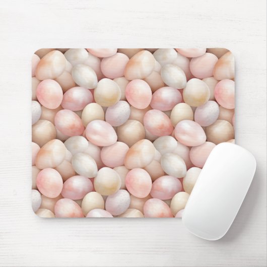 Easter Peach Pink Eggs   Mousepad (Mit Mouse)