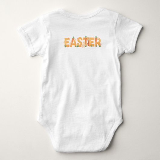 Easter Personalized Baby Bodysuit Baby Strampler (Rückseite)