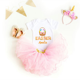 Easter Personalized Baby Bodysuit Baby Strampler