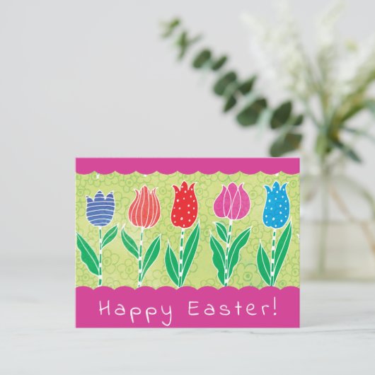 Easter Postkarte (Stehend Vorderseite)
