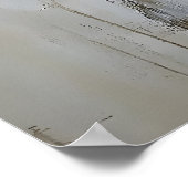 Easter Rabbit Carrot Print, Spring Bunny Poster (Ecke)