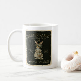 Easter Rabbit Delivery Co Vintage Bunny Kaffeetasse
