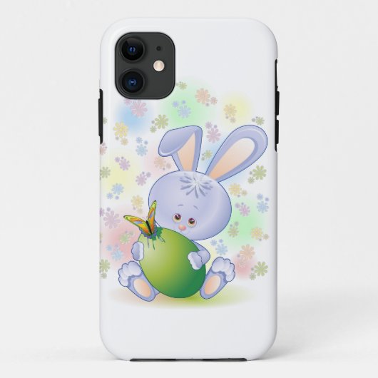 Easter Rabbit Ei und Blume iPhone 5 Fall Case-Mate iPhone Hülle (Rückseite)