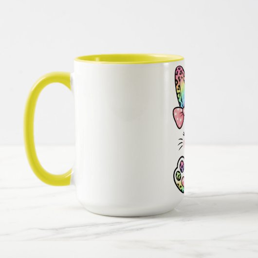  Easter Rainbow Bunny Tasse (Links)