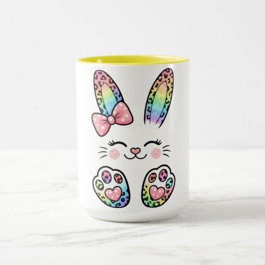  Easter Rainbow Bunny Tasse (Zentrum)