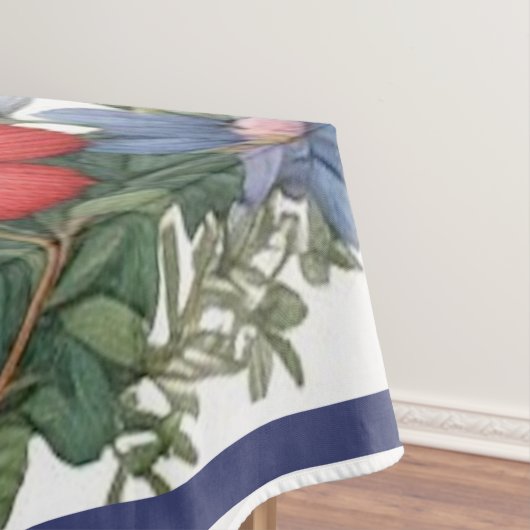 Easter Rainbow Meadow Spring Flowers Wild Rabbit  Tischdecke (Beispiel)