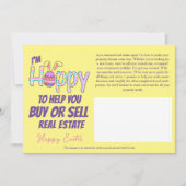 Easter Real Anwesen Business Card Mailer Einladung (Vorderseite)