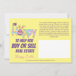 Easter Real Anwesen Business Card Mailer Einladung