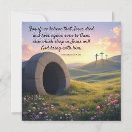 Easter Religious Holiday Card Feiertagskarte