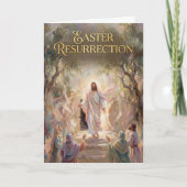 Easter Resurrection Easter Card Karte (Vorderseite)
