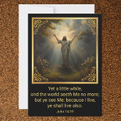 Easter Resurrection Religious Feiertagskarte