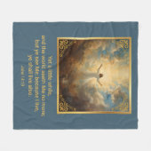 Easter Resurrection Religious  Fleecedecke (Vorderseite (Horizontal))