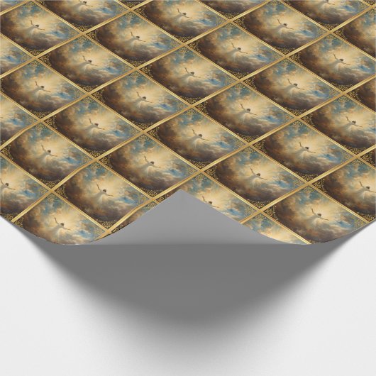 Easter Resurrection Religious Geschenkpapier (Ecke)