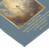 Easter Resurrection Religious Kurzer Tischläufer (Ecke)