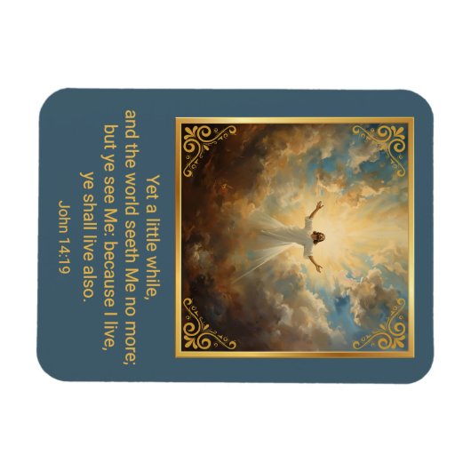 Easter Resurrection Religious  Magnet (Horizontal)