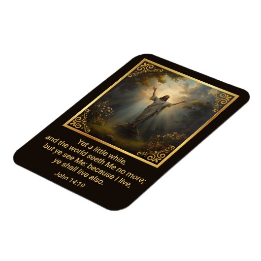 Easter Resurrection Religious Magnet (Linke Seite)