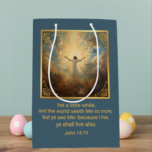Easter Resurrection Religious  Mittlere Geschenktüte