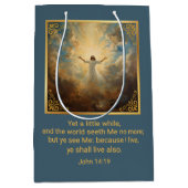 Easter Resurrection Religious  Mittlere Geschenktüte (Vorderseite)