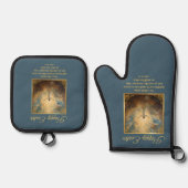 Easter Resurrection Religious Ofenhandschuh & Topflappen-Set (Vorderseite)