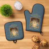 Easter Resurrection Religious Ofenhandschuh & Topflappen-Set (Oben Unten)