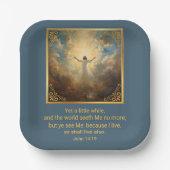 Easter Resurrection Religious  Pappteller (Vorderseite)