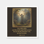 Easter Resurrection Religious Serviette (Vorderseite)