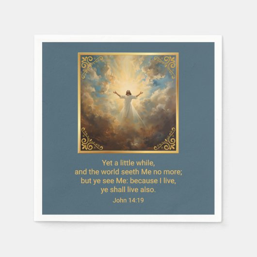 Easter Resurrection Religious Serviette (Vorderseite)