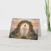 Easter Resurrection Scene Karte (Vorderseite)