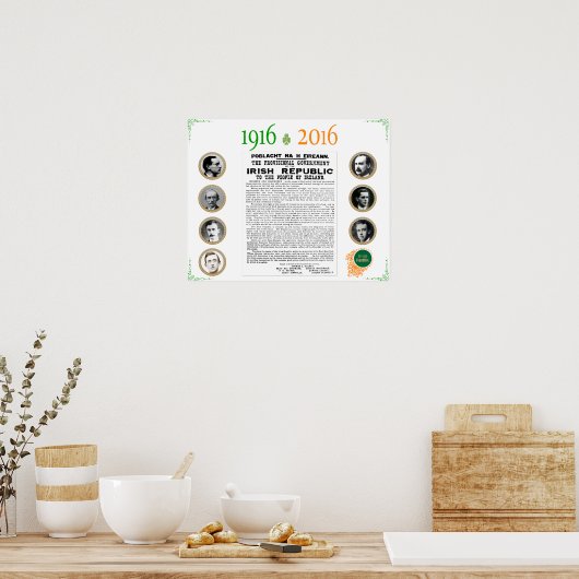 Easter Rising 1916 - 2016 Commemorative Poster (Küche)