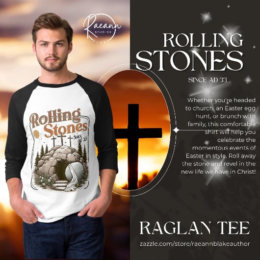 Easter "Rolling Stones since AD 33" T-Shirt