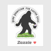 Easter Sasquatch  Aufkleber (Blatt)