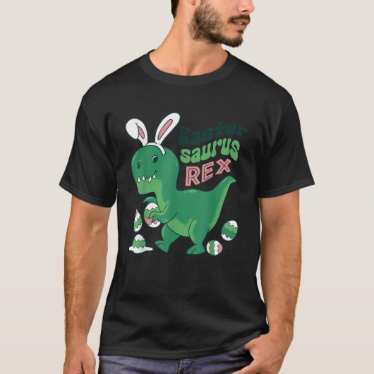 Easter Saurus Rex Eggs Bunny T Rex Dinosaur Boys G T-Shirt (Vorderseite)