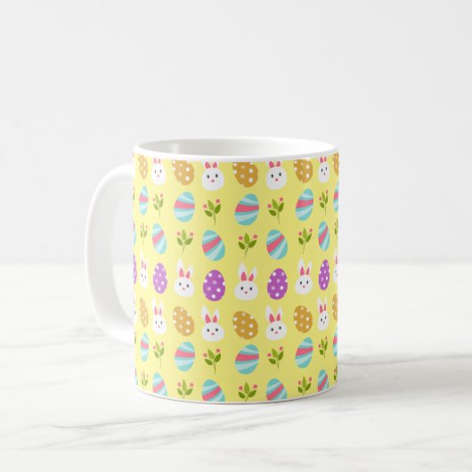 Easter Seamless pattern Kaffeetasse (Vorderseite Links)
