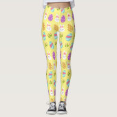 Easter Seamless pattern Leggings (Vorderseite)
