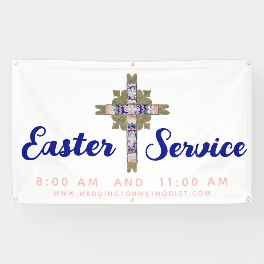 Easter Service Church Banner (Horizontal)