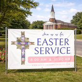 Easter Service Church Banner