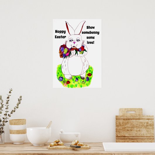 EASTER SHOW JEMANDEN LIEBE Poster (Küche)