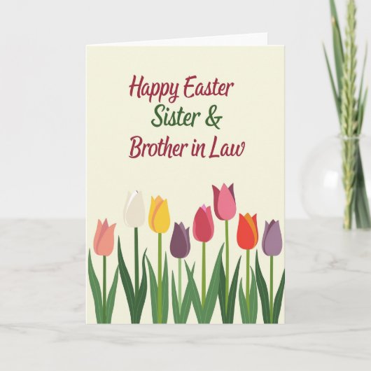 Easter Sister Brother In Law Card Karte (Vorderseite)