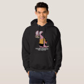 Easter Sloth Bunny Feeling Energized Hoodie (Vorne ganz)