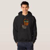 Easter Sloth Hanging Egg Basket Süße Tier Männer W Hoodie (Vorne ganz)