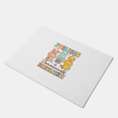 Easter Speech Therapy SLP Everyone Communicates Di Fußmatte (Schrägansicht)