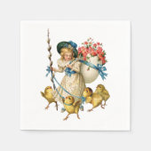 Easter Splendor: Victorian Serviette (Vorderseite)