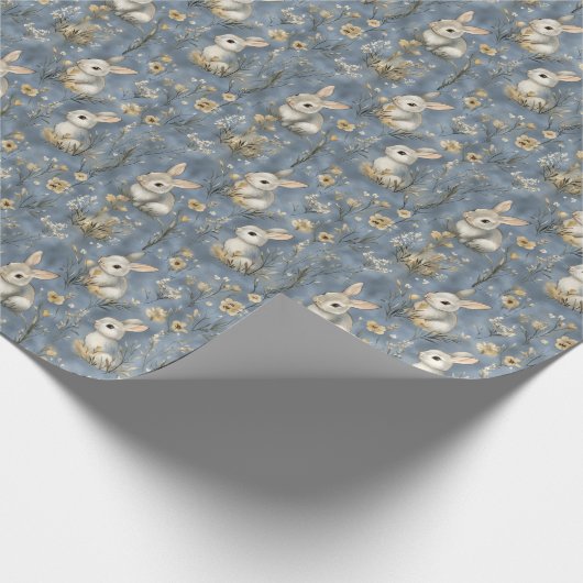 Easter Spring Bunny Geschenkpapier (Ecke)